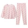 2-piece Children's Four Seasons Thin Underwear Set Boy Comfortable Autumn Clothes Girl Cute Printed Autumn Pants Set