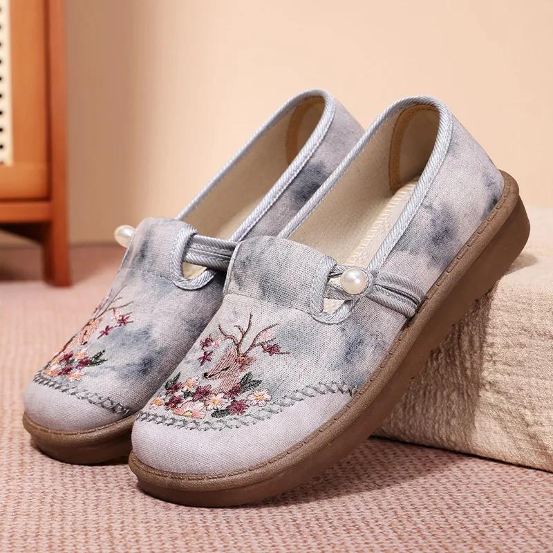 Flat Summer Ladies Footwear with Bow Pink Women's Shoes Slip on Harajuku Design Japanese  Style Casual 2025