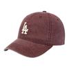MLB Cotton Baseball Caps Unisex Burgundy Fashion 3ACPVV14N-07WID
