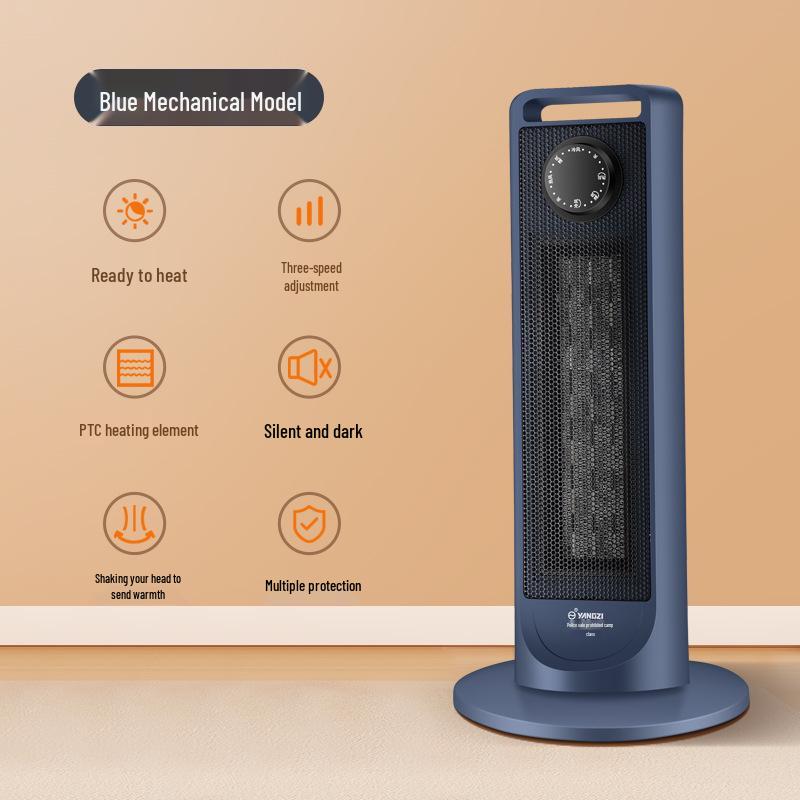 

Керамічний нагрівач Yangtze PTC з 3-швидкісними налаштуваннями та 3D ефектом полум я