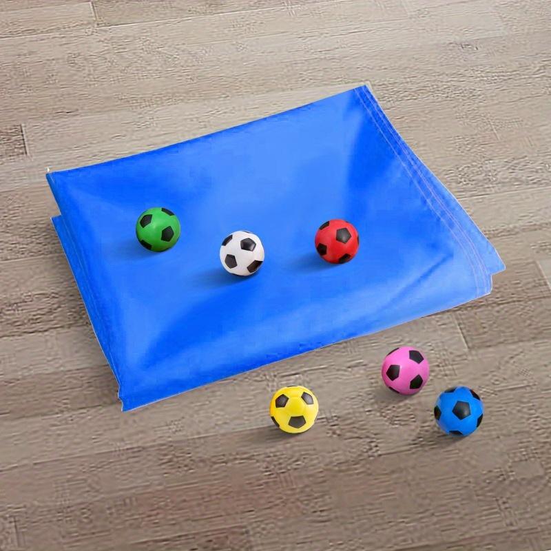 A Team Activity with 1pc Blue Cave Cloth Throwing Balls, Suitable for Work, Leisure, and Family Matches, Equipped with 6 Balls.