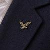 Brooch Men Brooch Eagle Design Lapel Pin with Invisible Buckle