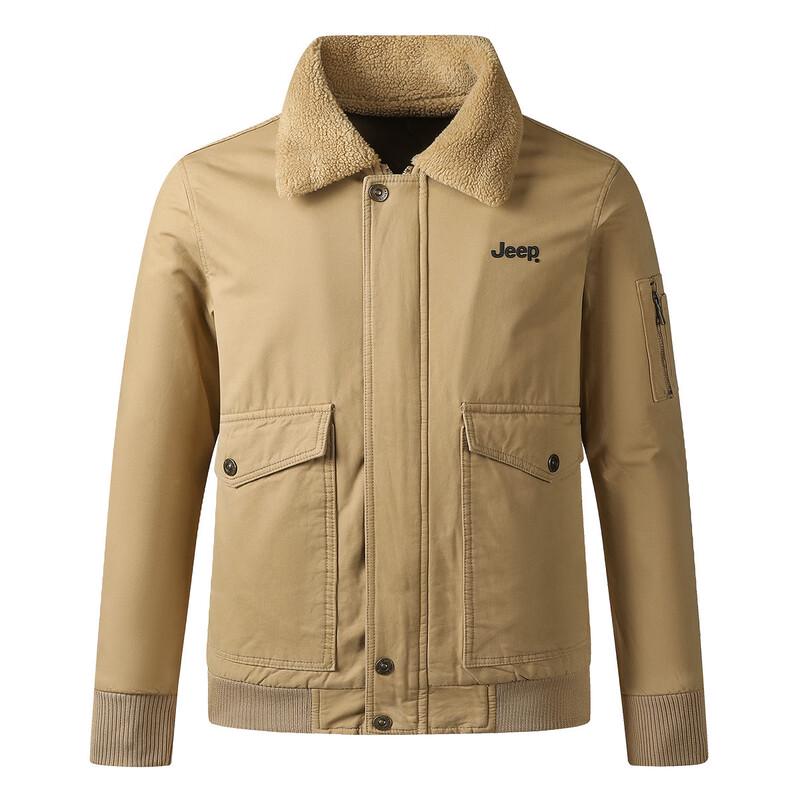 JEEP Men s Fleece-Lined Casual Work Jacket 2XL