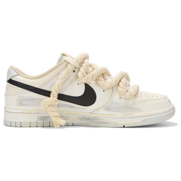 Nike Dunk Low top Skateboard Shoes Men's Beige Brown DV0831-101(Team24-)