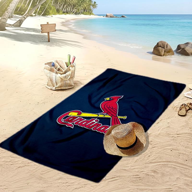 St. Louis Cardinals Print Beach Towel Soft Portable Quick?dry Towel For Pool Summer Vacation Outdoor Sport