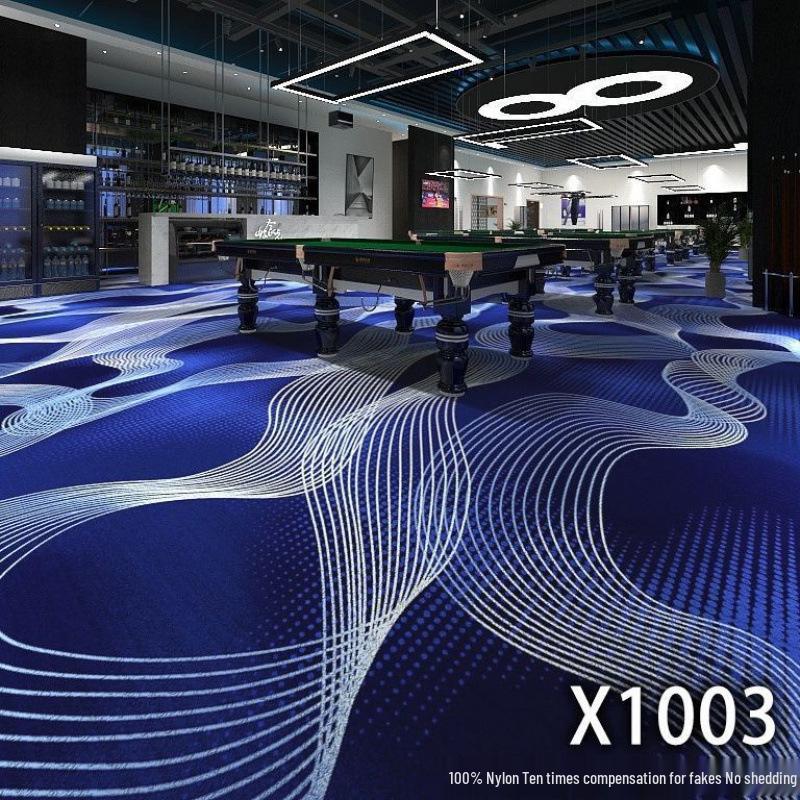 Billiard & Table Tennis Room Carpet - Full Coverage, Wear-Resistant, Flame Retardant, Soundproof