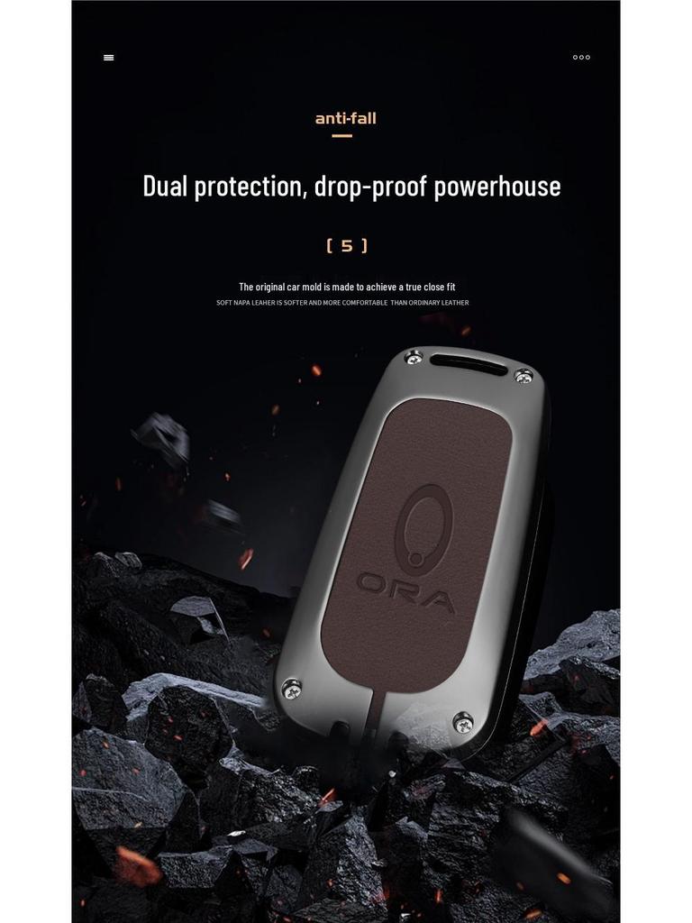 2023 ORA Good Cat Key Case - Advanced Black, Lightning, White, Ballet, GT Model Full-Wrap Shell