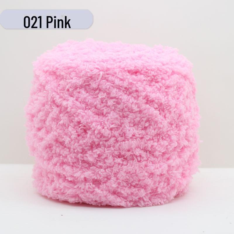 

Толстая пряжа цвета кораллового флиса для вязания пушистых детских полотенец и шарфов.