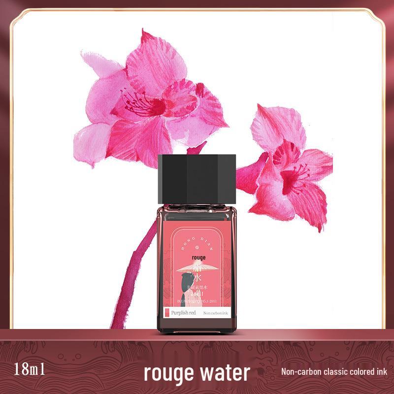 Hongdian No-Clog Füllfederhalter mit Farbmischtinte - 16 Farben