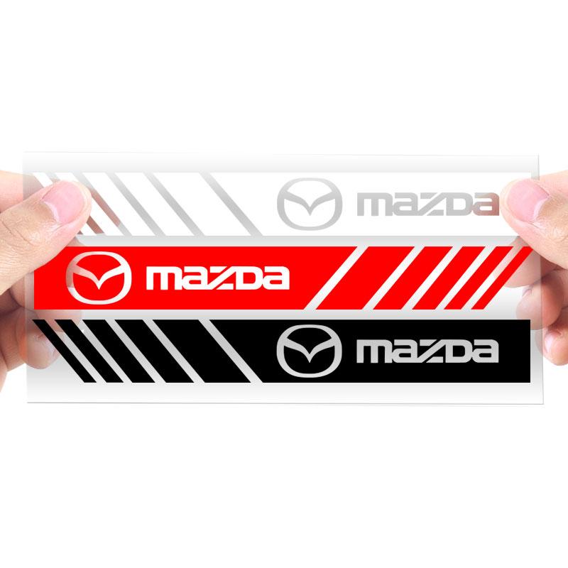 2Pcs Car Rearview Mirror Side Decal Stripe Sticker Vehicle Body For Mazda 3 6 CX5 2 CX3 CX9 MX5 RX8 Axela Demio MS CX5 2 Axela Demio Atenza MS GJI GH