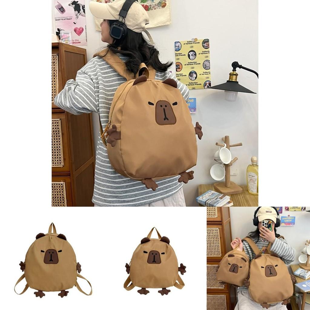 With Capibala Backpack Breathable Nylon And Fun Design For Daycare Outings And