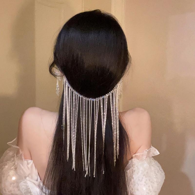 Quastenmaske Maskerade Luxus Gesichtsschmuck Sexy Kette Wassertropfen Cosplay Gesichtszubehör Bedecken Gesicht Stirn Kopfschmuck