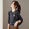 Women's Gold Button 100% Wool Knit Cardigan