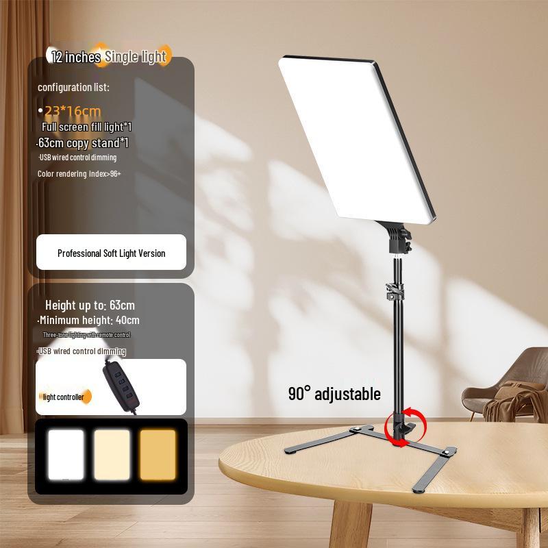 Pro Stream & Fotografie LED-Softlicht für Indoor-Videos & Beauty-Aufnahmen