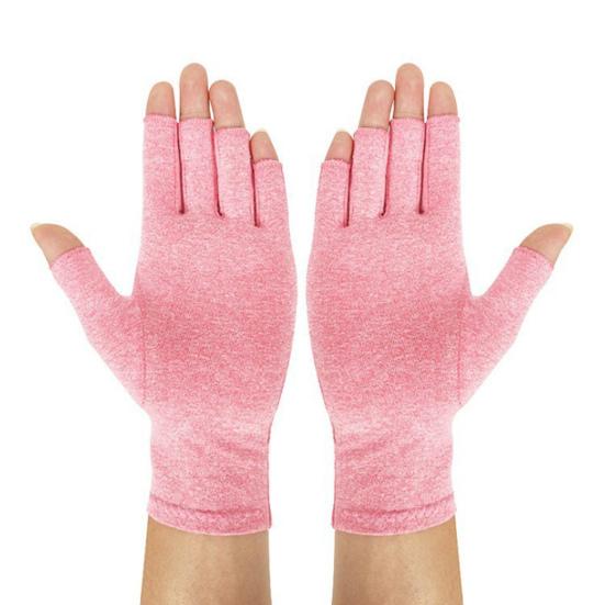 

Перчатки от артрита Мужские Женские Беспалые Компрессионные Обхваты Эластичные Перчатки для Облегчения Боли в Руках и Остеоартрита Велоспорт Фитнес S