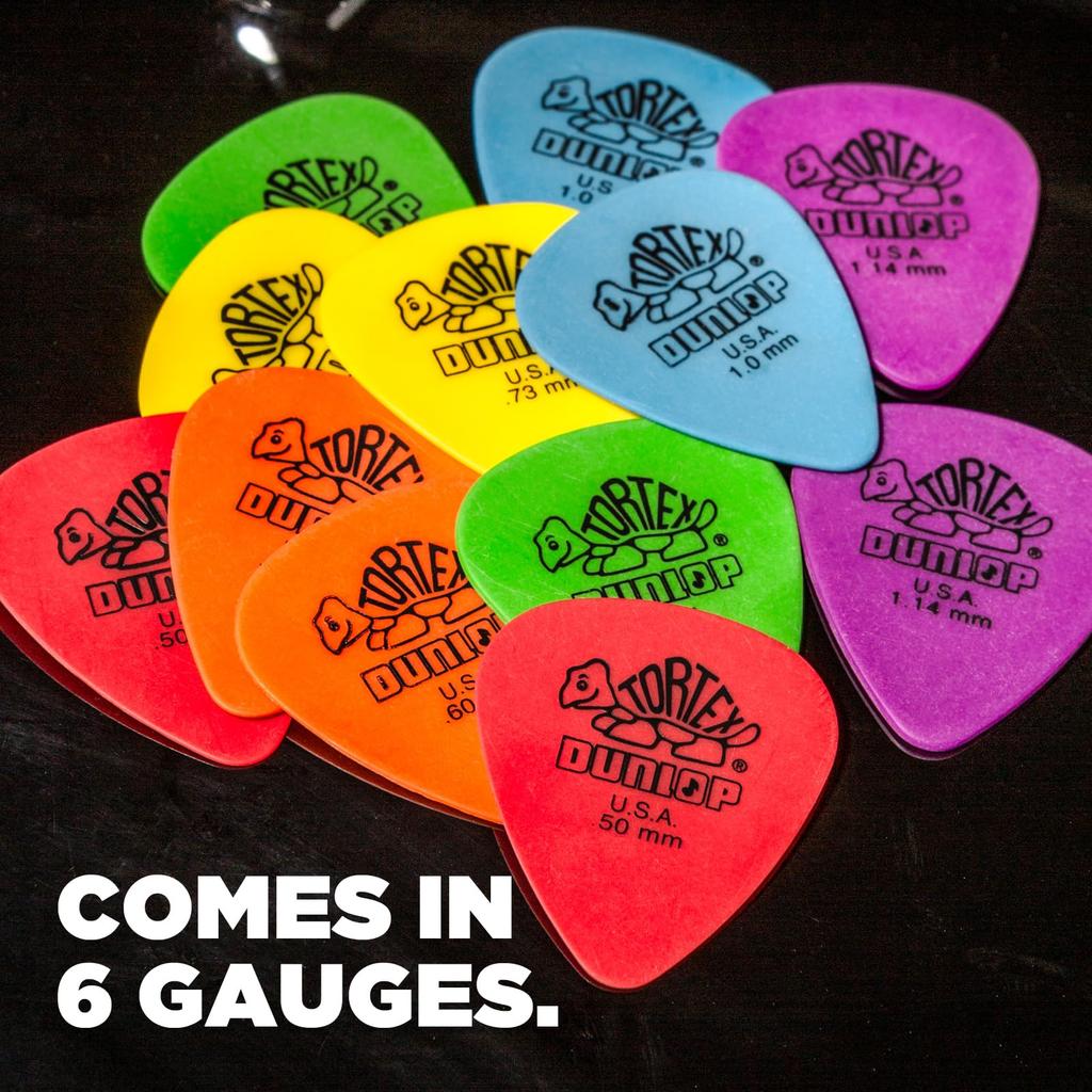 Jim Dunlop Tortex Standard 0.50 Picks, Player's Pack of 12