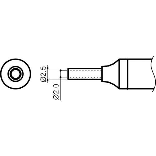 

Насадка Hakko 2мм N401