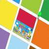 JongIeNara Wellpappe Buntpapier Set - 12 Farben, 12 Blatt