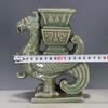 Chinese Antique Song Ru Kiln Porcelain Phoenix Head Ceramic Vase Ornaments Home Room Accessories Items Office Desktop Decoration