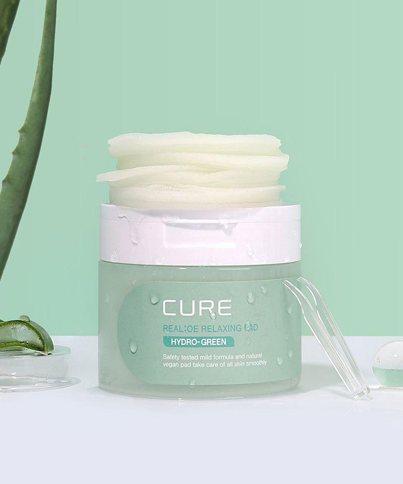 Cure Phytogreen Успокаивающие тонизирующие диски 60 шт.