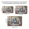 VIKAMA Christmas Carpet Entrance Welcome Mat Winter  Snowman Carpet Waterproof Floor Mat Rug For Bedroom Home Decorat