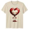 Heart Character Valentines Day Unisexs TShirt Unisexs Tee Graphic Unisex Top