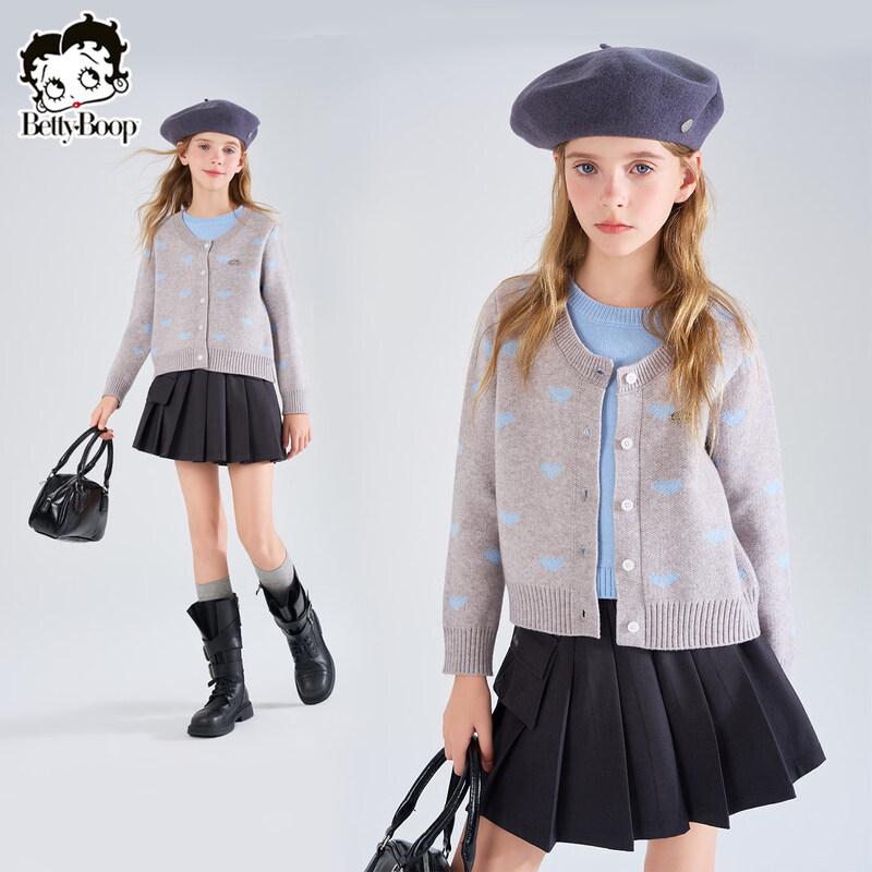 Beity Girls' Spring/Autumn Knit Cardigan