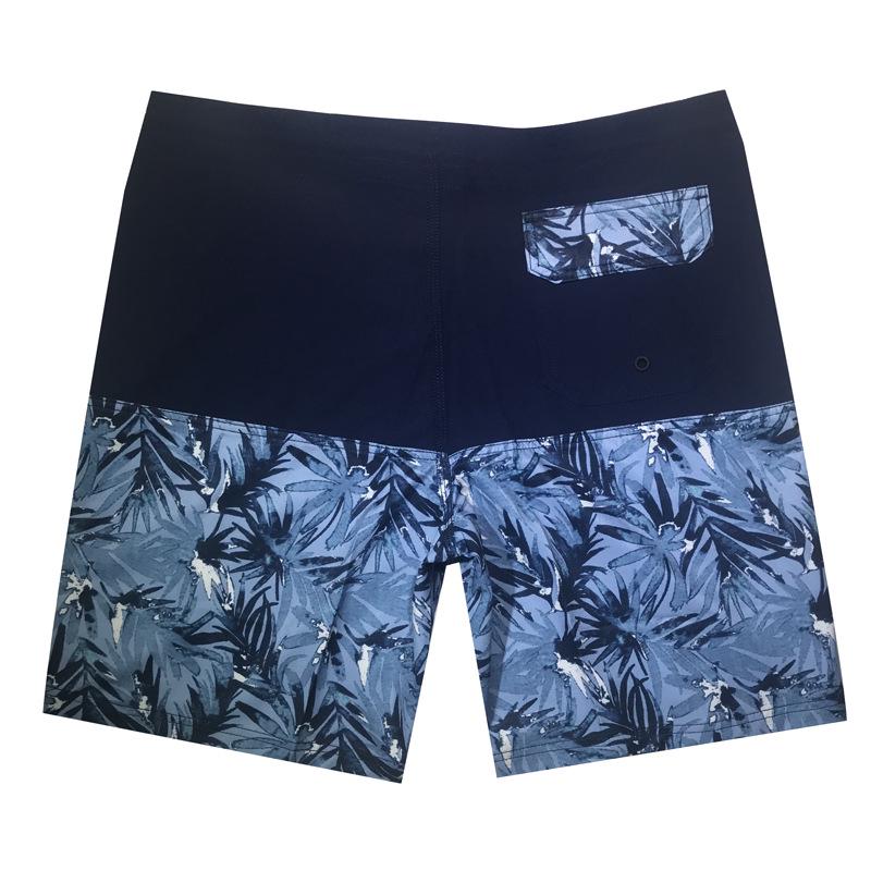2023 New Elastic Quick-Dry Surfing Beach Shorts with Waterproof Light Board and Custom Logo Option