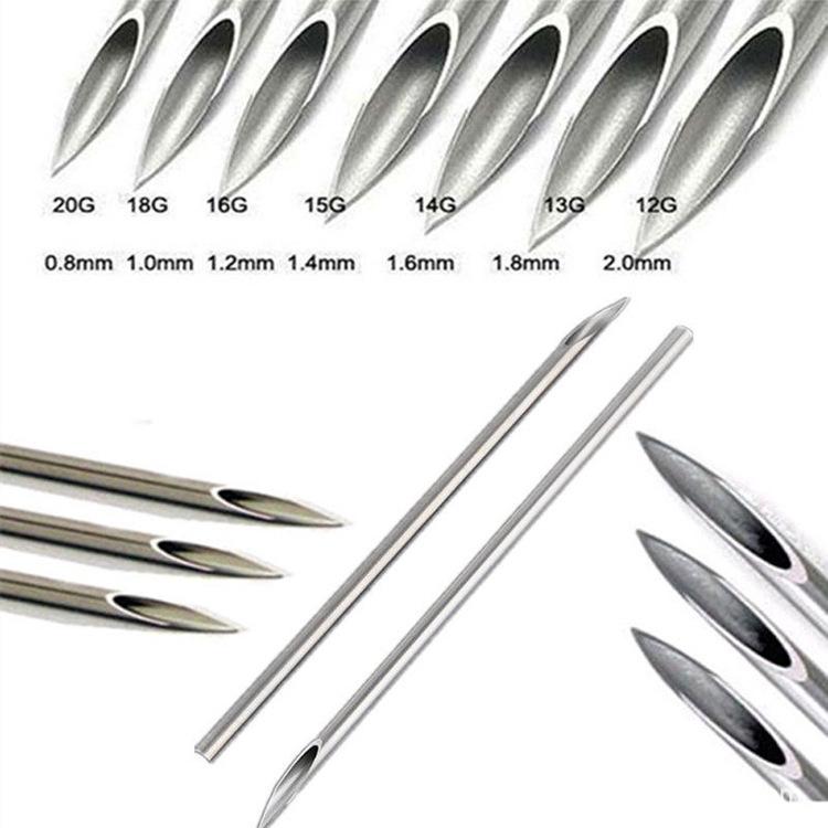 Individually Packaged Piercing Needles - Sizes 12G To 20G
