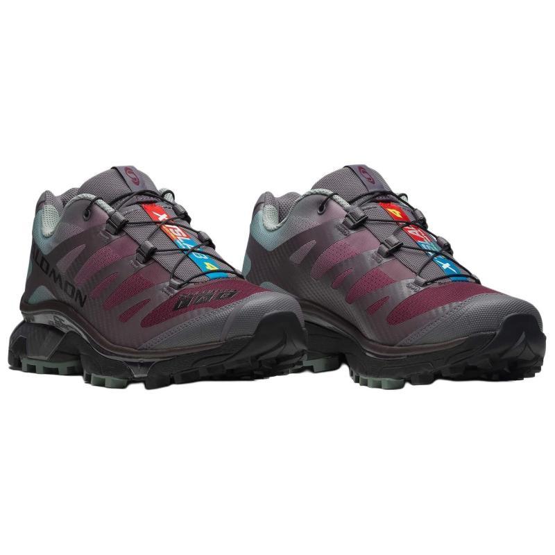 SALOMON XT-4 Anti-Slip Wear-Resistant Low-Top Outdoor Shoes Unisex Gray Sneakers 477411