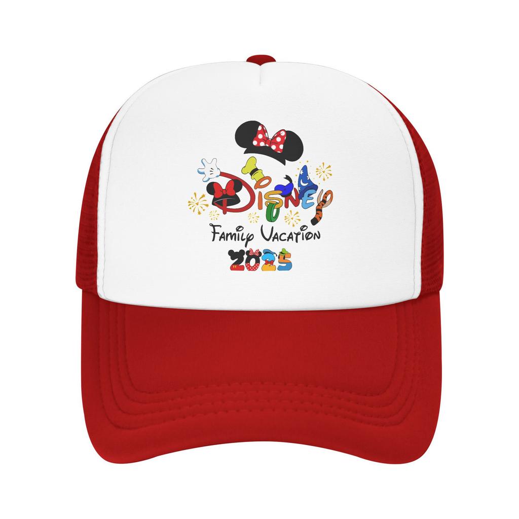 Disney mickey Family Vacation 2025 Disneyworld Trip Baseball Cap For Men Women Cooling Breathable Mesh Side Sun Hats Caps