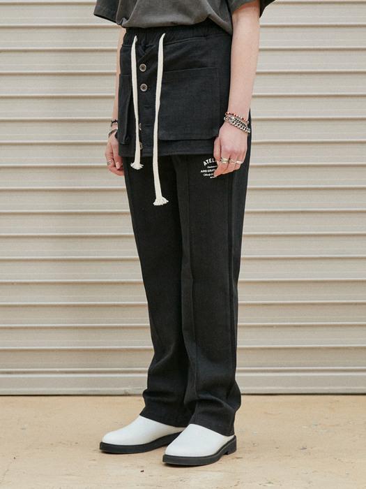 SAC STUDIO Atelier Apron Pants Black L