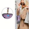 Multifunctional PU Leather Wallet 5-Card Universal Phone Bag Anti-Theft RFID Block Adhesive Secure Magnetic Closure Photo Slot