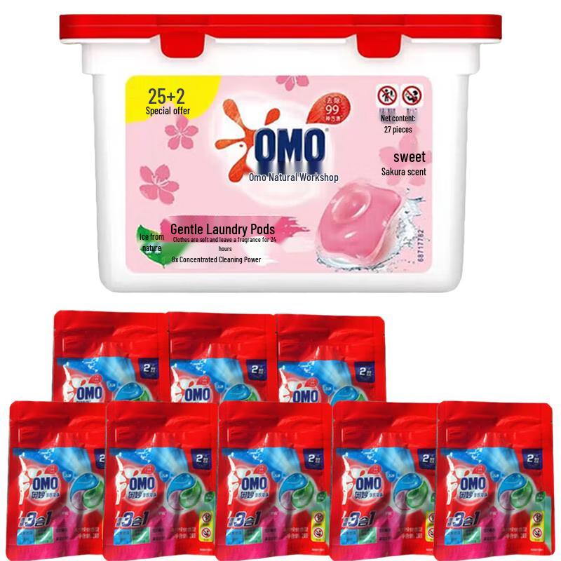 OMO Natural Workshop Cherry Blossom Laundry Pods