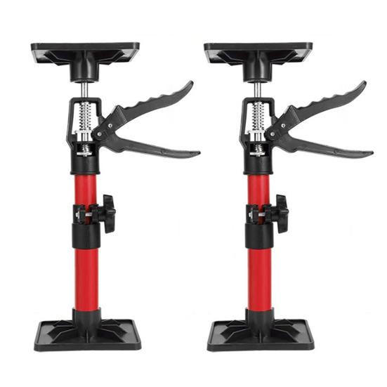 2Pcs Cabinet Jacks Hand Support Rod Telescopic Steel Pole Adjustable Quick Support
