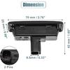 Unifizz 1PC Black 81260-A5000 Trunk Tailgate Handle Release Switch Rear Door Hatch Liftgate Latch Button Switch Fit for Hyundai Elantra GT 2013-2017