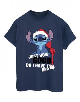 Womens/Ladies Lilo & Stitch Just How Good Cotton Boyfriend T-Shirt