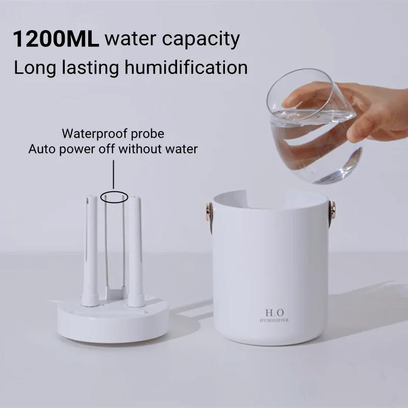 NEW Large Capacity Dual Nozzles  Humidifier USB Aromatherapy Diffuser with LED Light  Desk  Air Humidifier Diffuser 2025