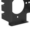 Mini Desktop Computer Metal Mount Heavy Duty Anti-Slip Behind Monitor Under-Desk Mini Computer Holder