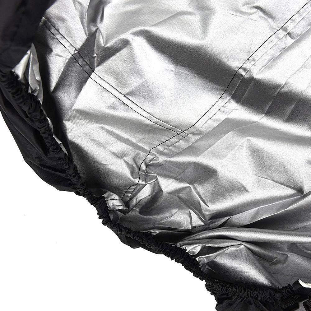 Snow Thrower Cover Waterproof Dustproof Snow Blower Covers for Most Electric Two-Stage Snow Throwers (L: 60.24x33.07x45.28in/ 153x84x115cm)