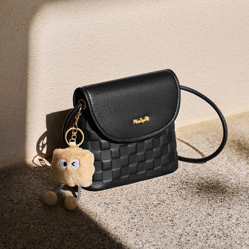 Mrs. Qiao Bag Women 2025 New High-end Bucket Bag Mini Autumn Winter Small Bag Genuine Leather Crossbody Bag Women's Bag