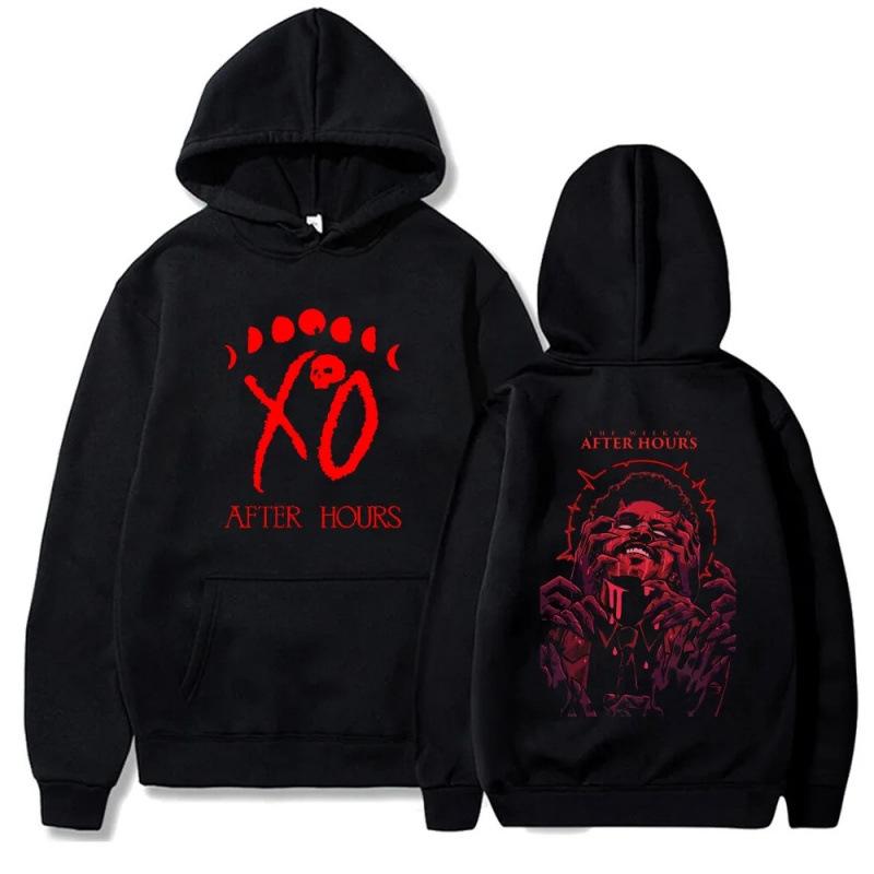 The Weeknd Hoodies Casual Oversized Long Sleeve
