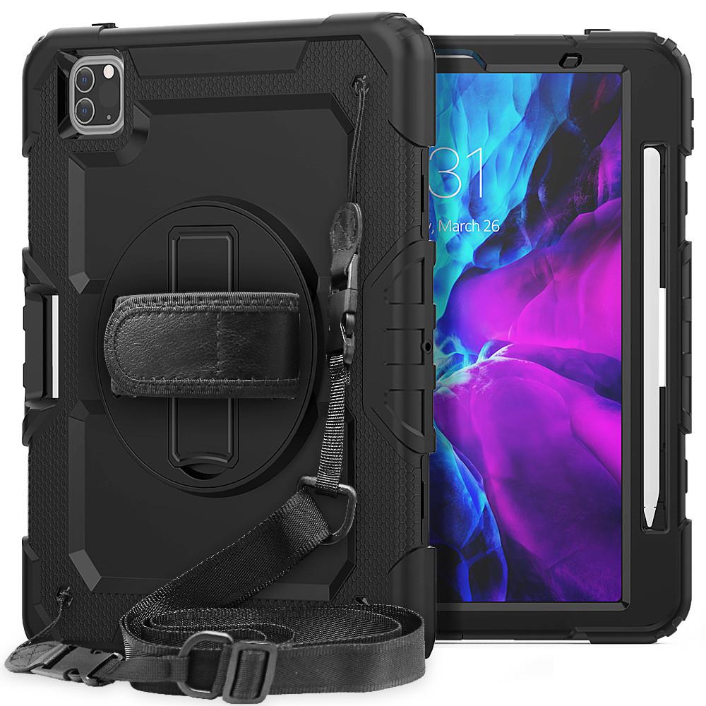 Ipad For Air 11 Case Silicone Anti Fall Rotating Bracket Protective Cover Gift
