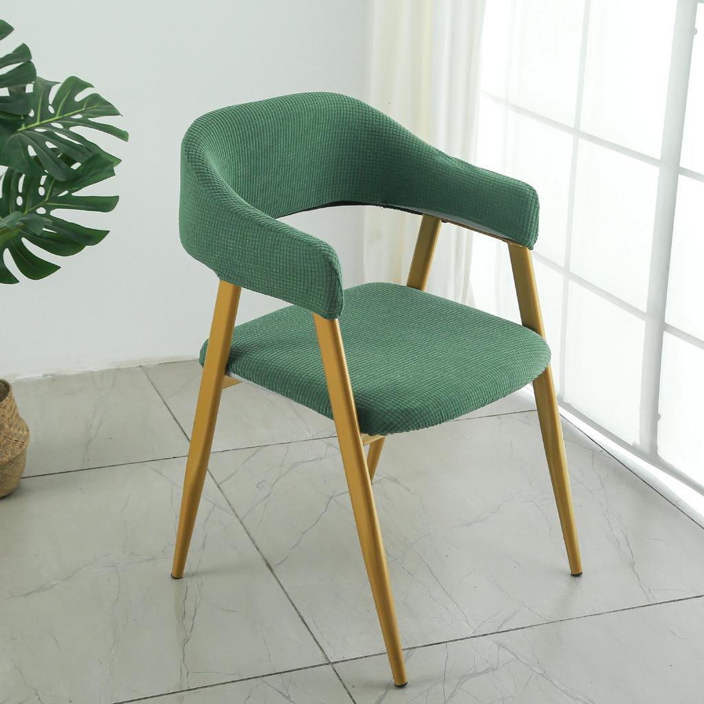 Thickened Elastic Fabric Hollow Chair Set Restaurant Restaurant Split Chair Cover