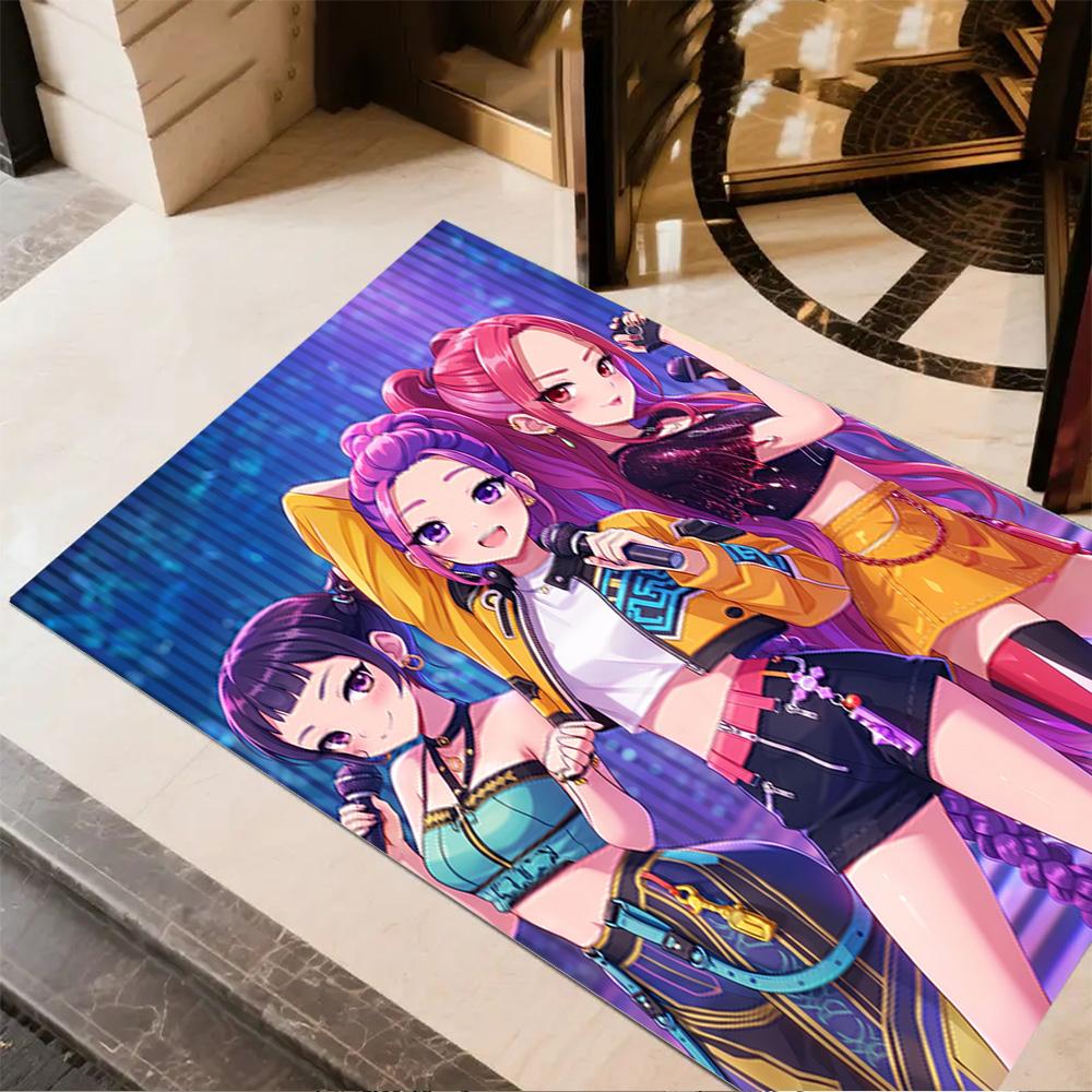 Futuristic Fashion Party Floor Mat Suitable for Study room Game Room Entryway Hallway Antislip Carpet Office home decor Wedding Party Gift