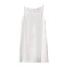 European and American Style, New Women's Clothing, Foreign Style, High Intelligence, Linen Square Neck Sleeveless Short Dress