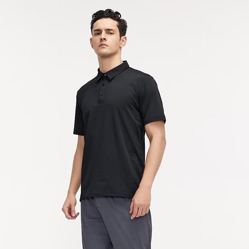 Men's Cross-Border Milk Silk Lapel Polo Shirt - Short Sleeve Sports & Running Top