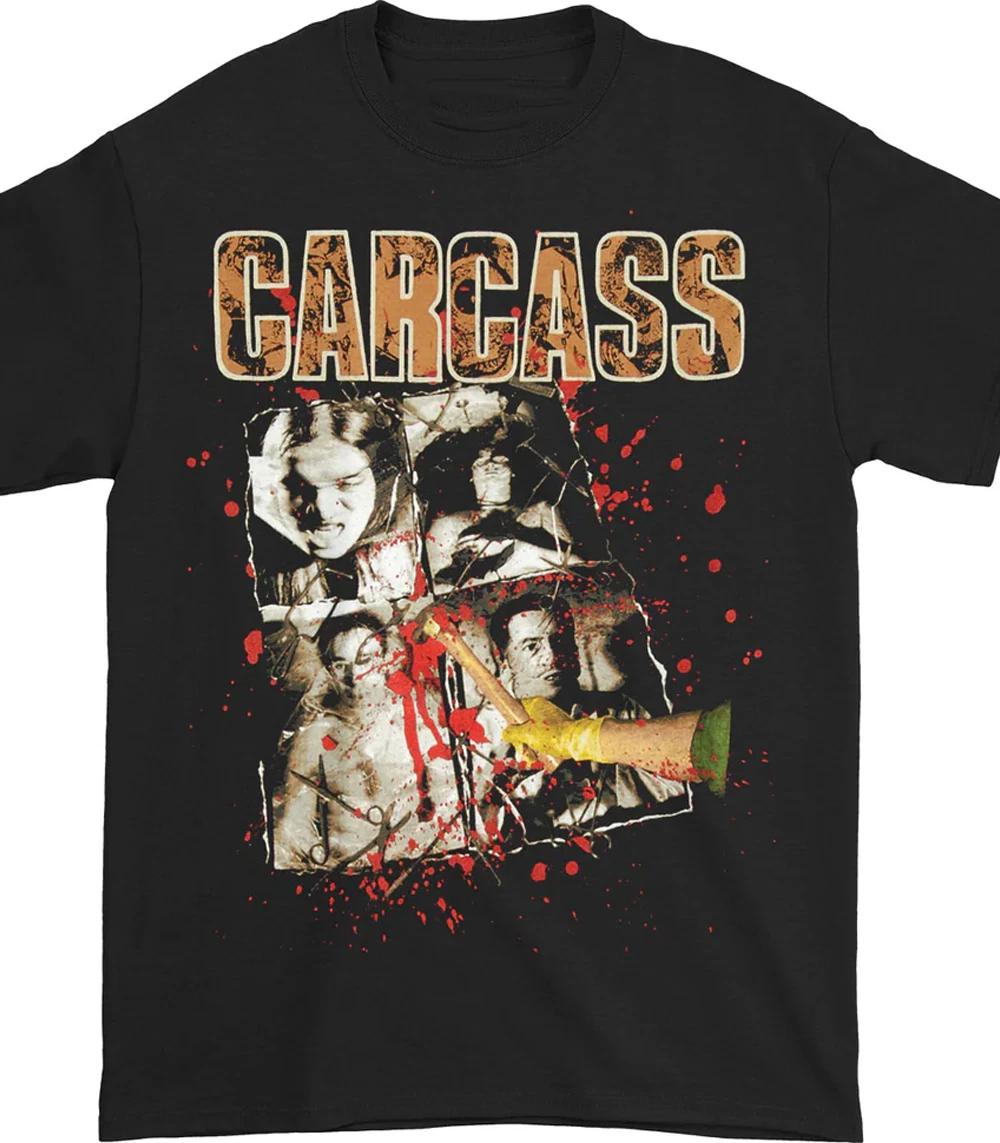 CARCASS плакат группы черная футболка Унисекс футболка Все размеры от S до 5XL 2F230 2XL