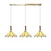 Tiffany Chandelier Retro Creative Stained Glass Lotus Pendant Light Corridor Bedroom Living Room E27 Single Head Hanging Lamps