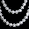 10Pcs DIY Faux Pearl Garland Staircase Decoration Large White Bead Wall Hanging Ornament Home Wedding Bridal Shower Party Stairway Decor